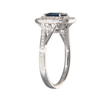 Vicenza - Piazzetta Palladio 2 - Anello Crivelli Donna ZAFFIRO in Oro bianco Zaffiro 1.08 Ct 372-3735 ZF - 372-3735 ZF
